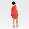 Women's Knit Ballerina Mini Dress - A New Day™ - 2 of 3