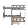 YOOCOZZ Twin L-Shaped Bunk Bed with Storage Drawers - 2 of 4