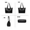 Generic Tote Bags for Women's PU Leather Big Purses and handbags ladies Waterproof Big Shoulder Bag - 4 of 4