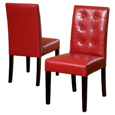 target leather dining chair