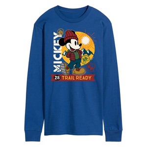 Men's - Disney - Outdoor Vibes Long Sleeve Graphic T-Shirt - 1 of 4