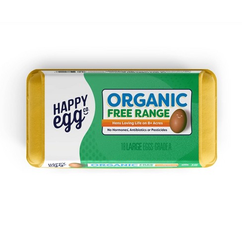 The Happy Egg Co. Organic Free Range Eggs - 18ct : Target