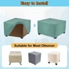 Unique Bargains Polyester Rectangular Stretchy Elastic Stool Cover Medium Fit Length 23"-27" - 4 of 4