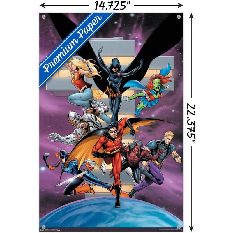 Trends International DC Comics - Teen Titans - Group Unframed Wall Poster Prints, 3 of 7