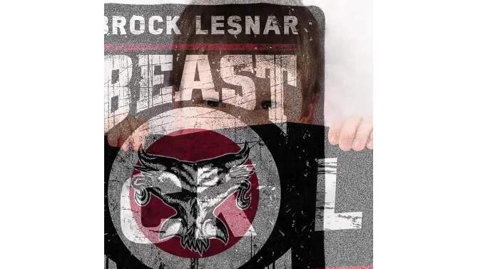 Sleep Squad WWE Brock Lesnar Beast Incarnate 60 x 80 Raschel Plush Throw, 2 of 7, play video