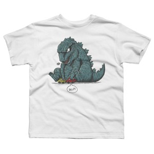 Boy's Design By Humans Little Kaiju By PopGeek T-Shirt - 1 of 3