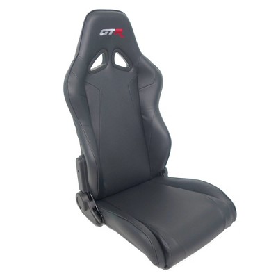 GTR Simulator S105LBK Adjustable Ergonomic Gaming Chair with Lumbar Support & Easy Clean Fabric, For the GTA Racing Simulation Frame, Midnight Black