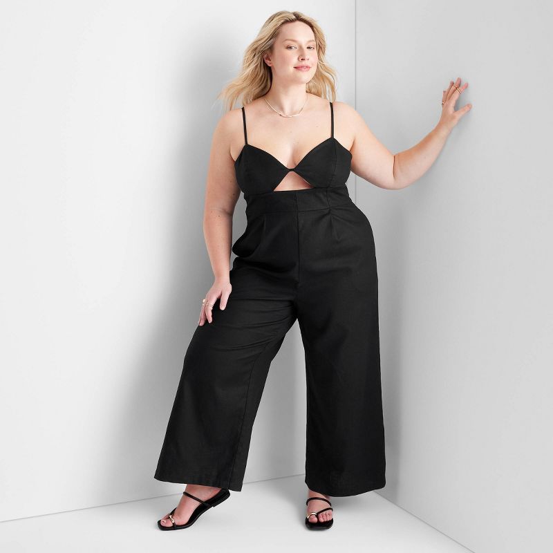 Women's Strappy Cut-Out Wide Leg Jumpsuit - Future Collective™ with Jenny K. Lopez, 3 of 6