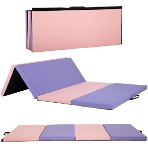 FDW Yoga Arts Mat Gymnastics Mat Wrestling Mat Tumbling Mat Gym Mat Folding Gymnastic Mat Indoor Outdoor Gymnastic Mat Exercise Mat - 1 of 4