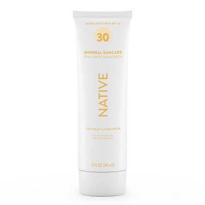 Native Mineral Sunscreen - Coconut & Pineapple - SPF 30 - 5 fl oz