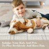 Machine Washable Area Rug, Geometric Large Bedroom Carpet Non Slip Low Pile, Dining Room Throw Mat Modern Abstract Accent Carpet for Home Office Decor - 4 of 4