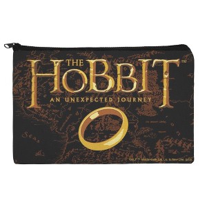 The Hobbit An Unexpected Journey Logo Makeup Cosmetic Bag Organizer Pouch - 1 of 4