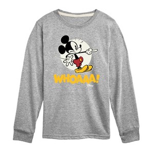 Boys' - Disney - Mickey Mouse Long Sleeve Graphic T-Shirt - 1 of 4