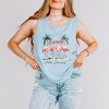 Simply Sage Market Hello Summer Flamingos Garment Dyed Tank - 2 of 3