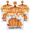 Big Dot of Happiness Fall Pumpkin - Treat Box Party Favors - Halloween or Thanksgiving Party Goodie Gable Boxes - Set of 12 - 2 of 4