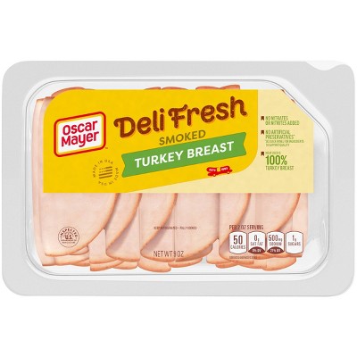 Oscar Mayer Deli Fresh Sliced Smoked Turkey Breast - 9oz