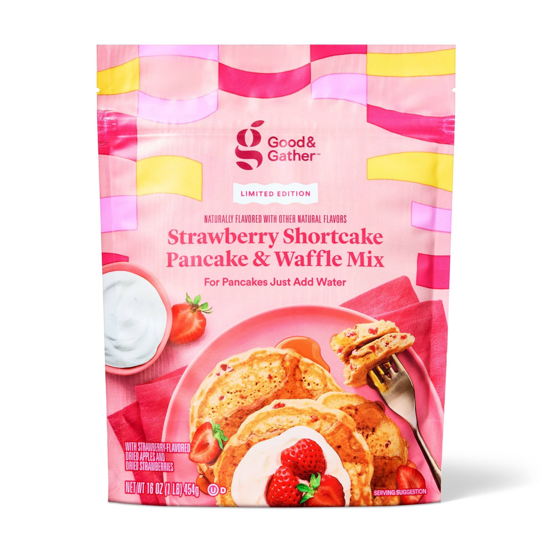Strawberry Shortcake Pancake and Waffle Mix - 16oz - Good & Gather™