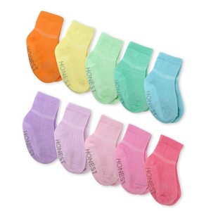 Honest Baby Multipack Cozy Socks Sustainably Made for Baby & Toddler - 1 of 4