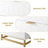 4 Drawer Dresser for Bedroom, Modern Dressers with Gold Metal Handles - 4 of 4