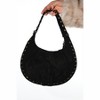 ANTINO - Black Suede Leather Shoulder Bag (Women) | Forever & Always Shoes - 2 of 4