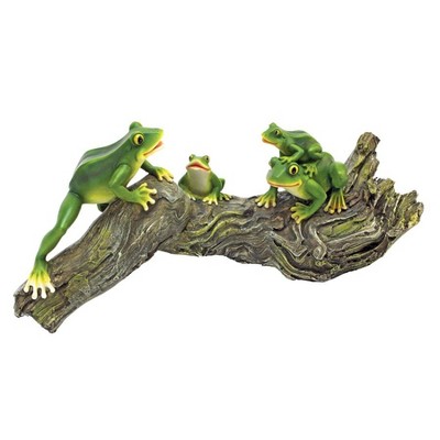 Design Toscano Froggy Business Garden Statue - Multicolored