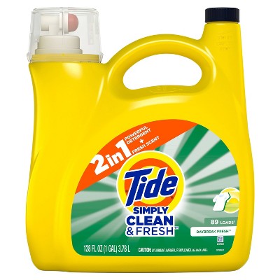 Tide Simply Clean & Fresh Daybreak Fresh Liquid Laundry Detergent - 128 fl oz