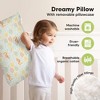 KeaBabies Jumbo Toddler Pillow with Pillowcase, 14X20 Soft Organic Toddler Pillows for Sleeping, Kids Travel Pillow - 3 of 4