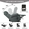 PAGED Modern Power Lift Recliner Chair for Elderly, Fabric Sofa Chair with Side Pocket, Electric Accent Chair for Living Room - 2 of 4