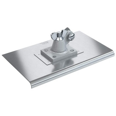 Bon Tool 12-285 Walk Edger - Stainless Steel All Angle 10-inch X 6-inch - 3/8-inch Radius 1/2-inch Lip
