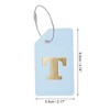 Unique Bargains Luggage Tag Light Blue 1 Pc - 2 of 4