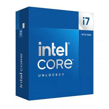 Intel Core i7-14700K Unlocked Desktop Processor - Up to 5.6 GHz max clock speed - Up to 20 Cores: 8 Performance-cores/12 Efficient-cores
