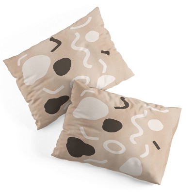 Deny Designs 3pc Full/Queen Cortney Herron Abstract Confetti Comforter and Pillow Sham Set Cream: Contemporary Lightweight Bedding — фото 4