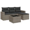 vidaXL 5 Piece Patio Sofa Set with Cushions - 2 of 4