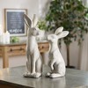 Melrose Natural Stone Rabbit Statue (Set of 2) - 2 of 2