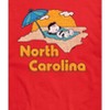 Men's - Peanuts - North Carolina Lucy Short Sleeve Graphic T-Shirt - 2 of 4