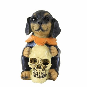 Ganz 4.0 Inch Costume Dog Figurine Vampire Jack-O-Lantern Ghost Animal Figurines - 1 of 3