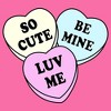 Girl's Lost Gods Candy Hearts Messages Cropped T-Shirt - 2 of 3