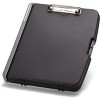 Officemate Triple File Clipboard Storage Box, Recycled - 8 1/2" x 11" - Spring Clip - Black - 1 Each - 2 of 3