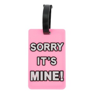 Unique Bargains SORRY Pattern Luggage Tag 1 Pc - 1 of 4
