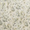 Ellis Curtain Abigail Classic Floral Design Button Holes Shower Curtain 72" x 72" Porcelain - image 4 of 4