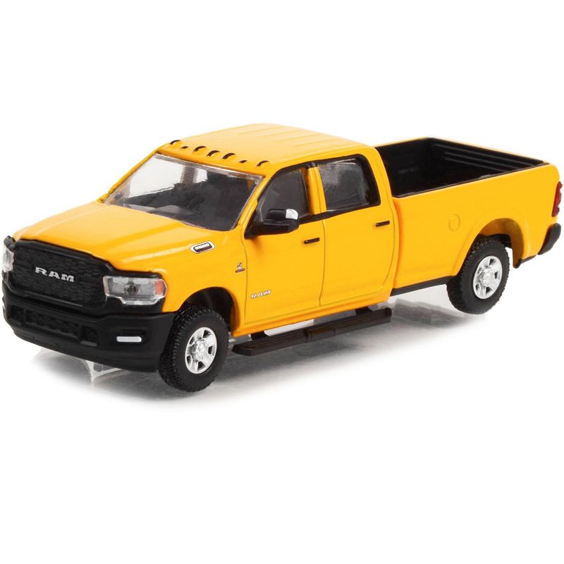 2021 Ram 3500 Tradesman Pickup Truck School Bus Yellow "Blue Collar Collection" Series 11 1/64 Diecast Model Car by Greenlight, 2 of 4