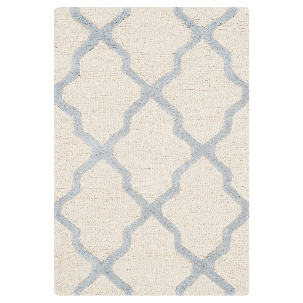 Maison Textured Rug - Ivory / Light Blue (2'x3') - Safavieh