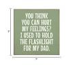 Slickblue Funny Memory Sign – 7x7 Wood Decor Funny Father Memory Quote – Great Gift for Dads or Sons, Color Options - 3 of 3