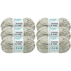 6pk Wool-ease Thick & Quick Yarn Fossil - Lion Brand Yarn : Target
