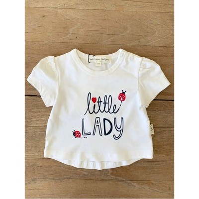 Girl Infant Little Ladybug Puff Sleeve Tee - Copenhagen Delights