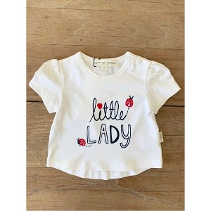Girl Infant Little Ladybug Puff Sleeve Tee - Copenhagen Delights - 1 of 2