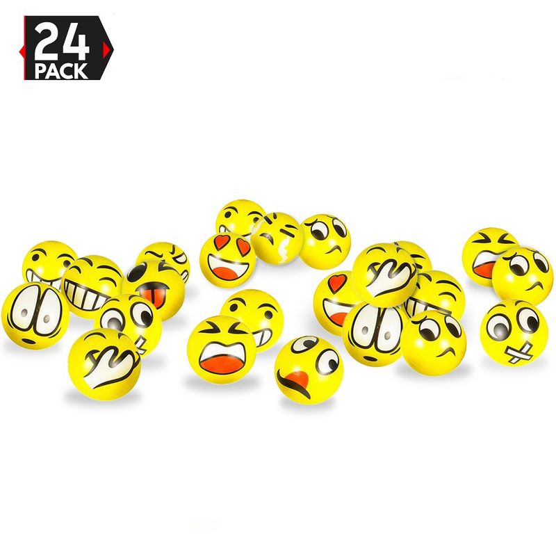 Big Mo's Toys Emoji Stress Balls - 24 Pack, 1 of 6