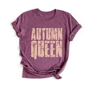 Autumn Queen Block Distressed - Women's Short Sleeve Graphic T-Shirt - 1 of 4