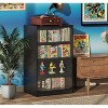 ORRD Media Console with Glass Doors, Vinyl Record Storage Cabinet with Adjustable Shelves for Record Player & Audio Equipment - 3 of 4