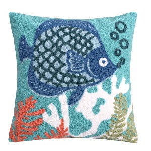 Sancti Petri Fish Decorative Pillow - Levtex Home - 1 of 3